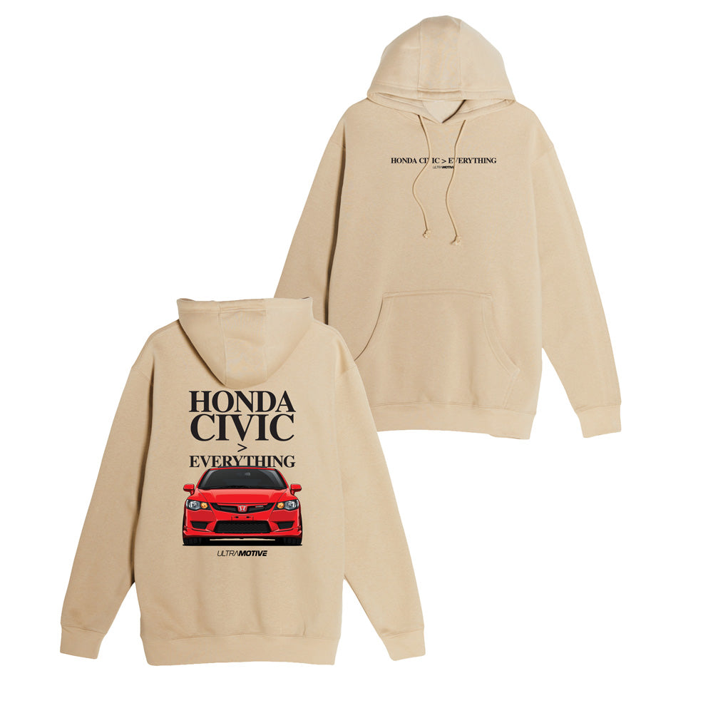 Civic > Everything Hoodie- Mushroom
