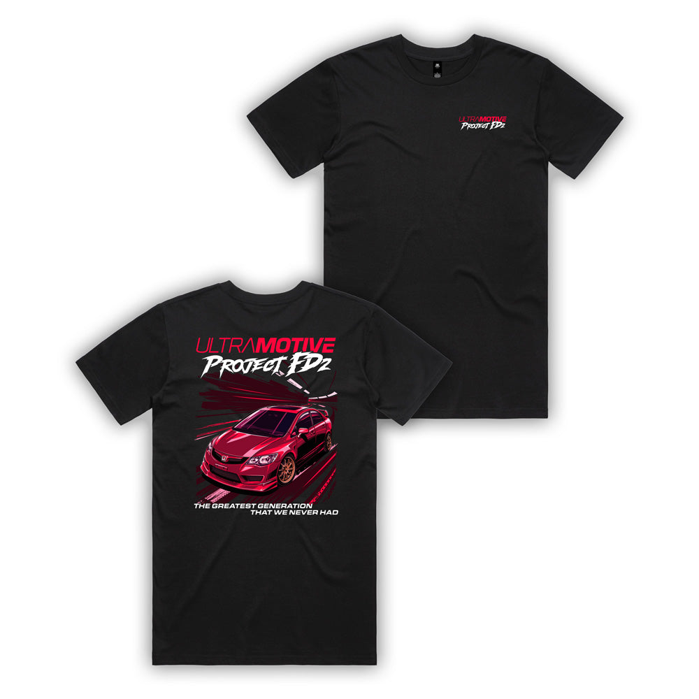 Project FD2 Civic Tee- Black